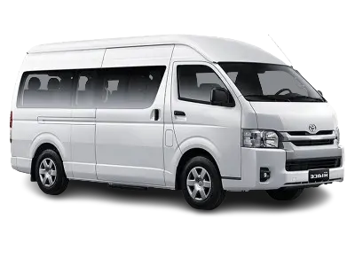 Rental Mobil Hiace Commuter Dengan Sopir Profesional